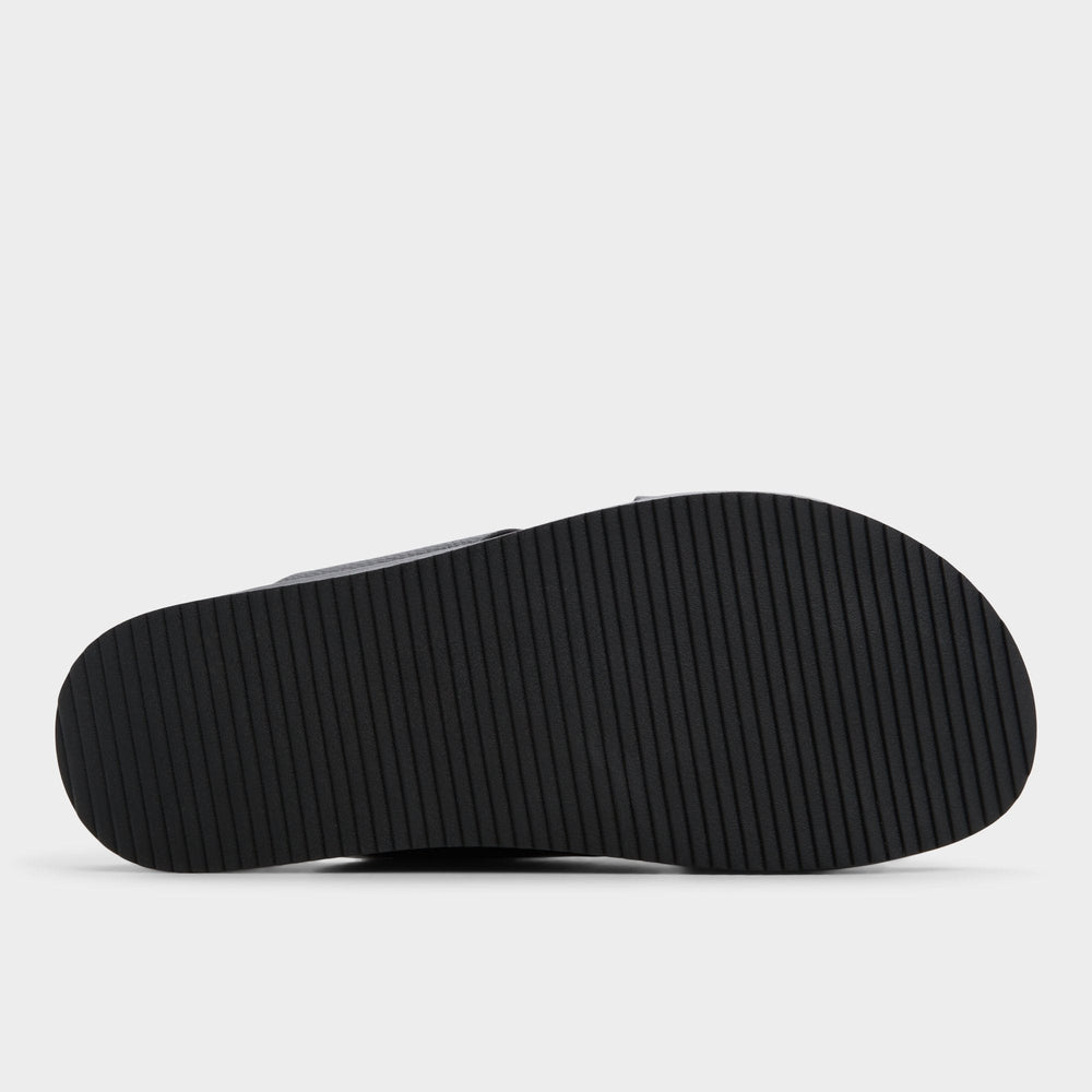 Aldo Darley Black Men's Sandals & Slides - Strappy flat sandal Black