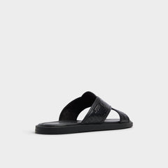 Aldo Olino Open Black Men's Slides - Slide sandal Open black