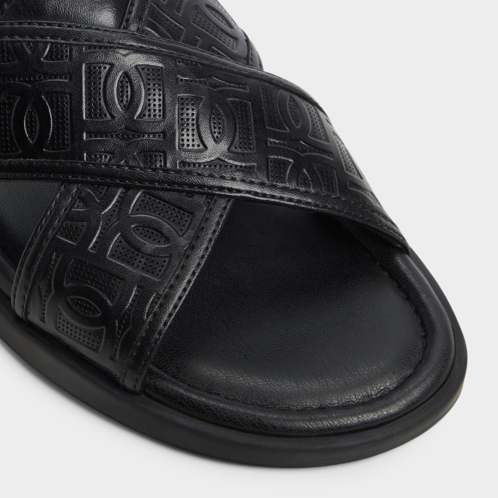 Aldo Olino Open Black Men's Slides - Slide sandal Open black