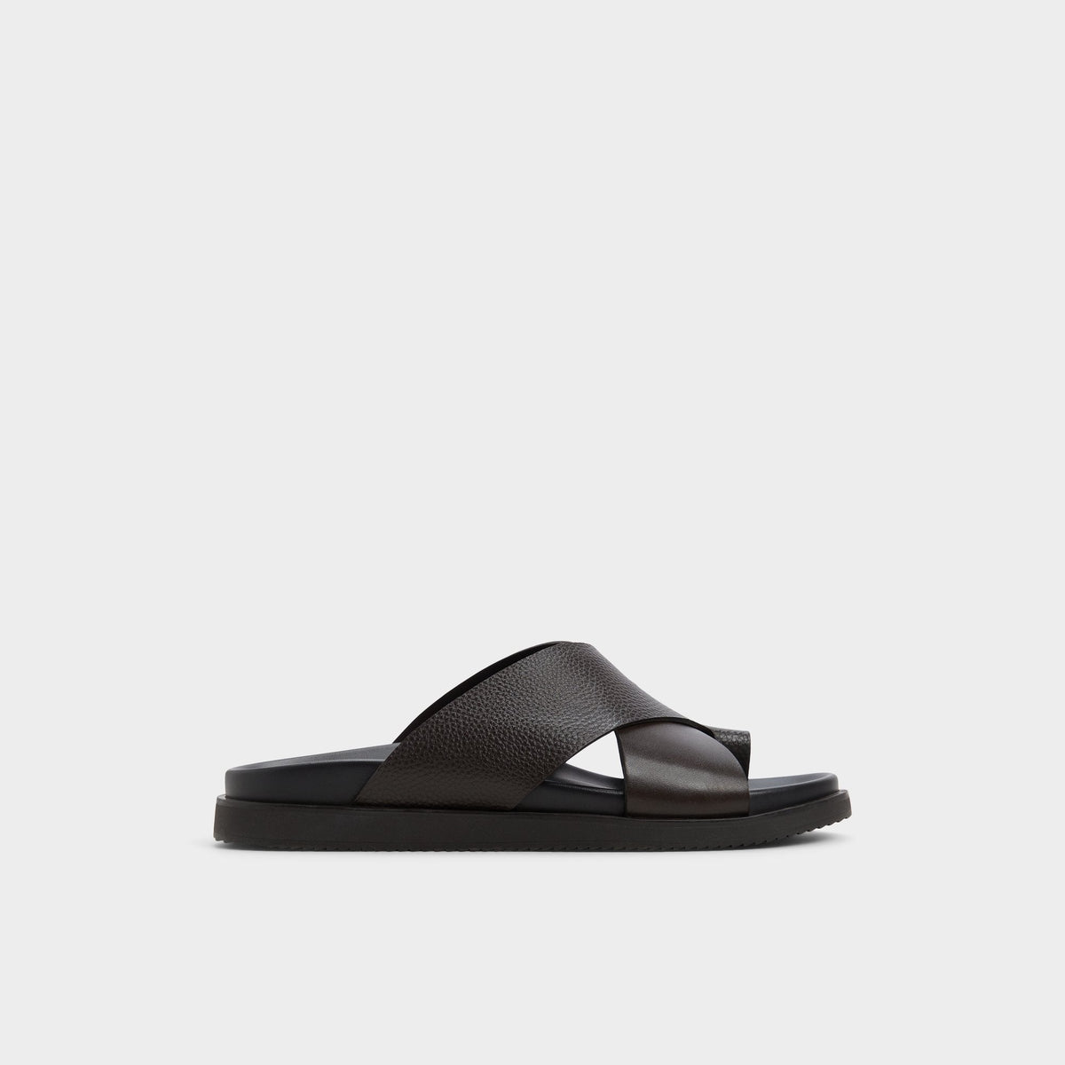 Aldo Darley Dark Brown Men's Sandals & Slides - Strappy flat sandal Dark brown