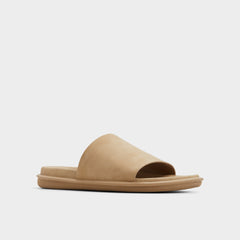 Aldo Galesa Light Beige Men's Slides - Slide sandal Light Beige