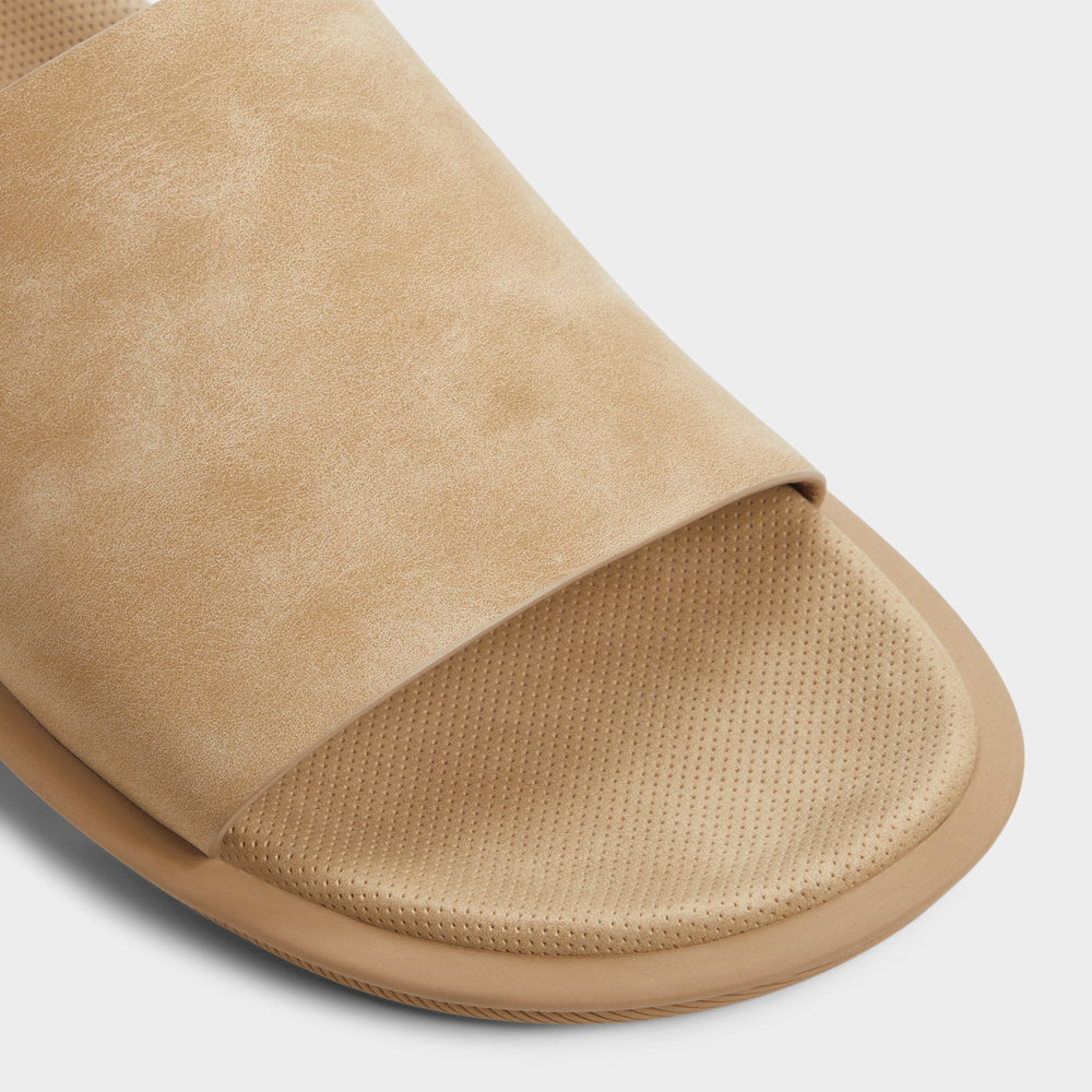 Aldo Galesa Light Beige Men's Slides - Slide sandal Light Beige