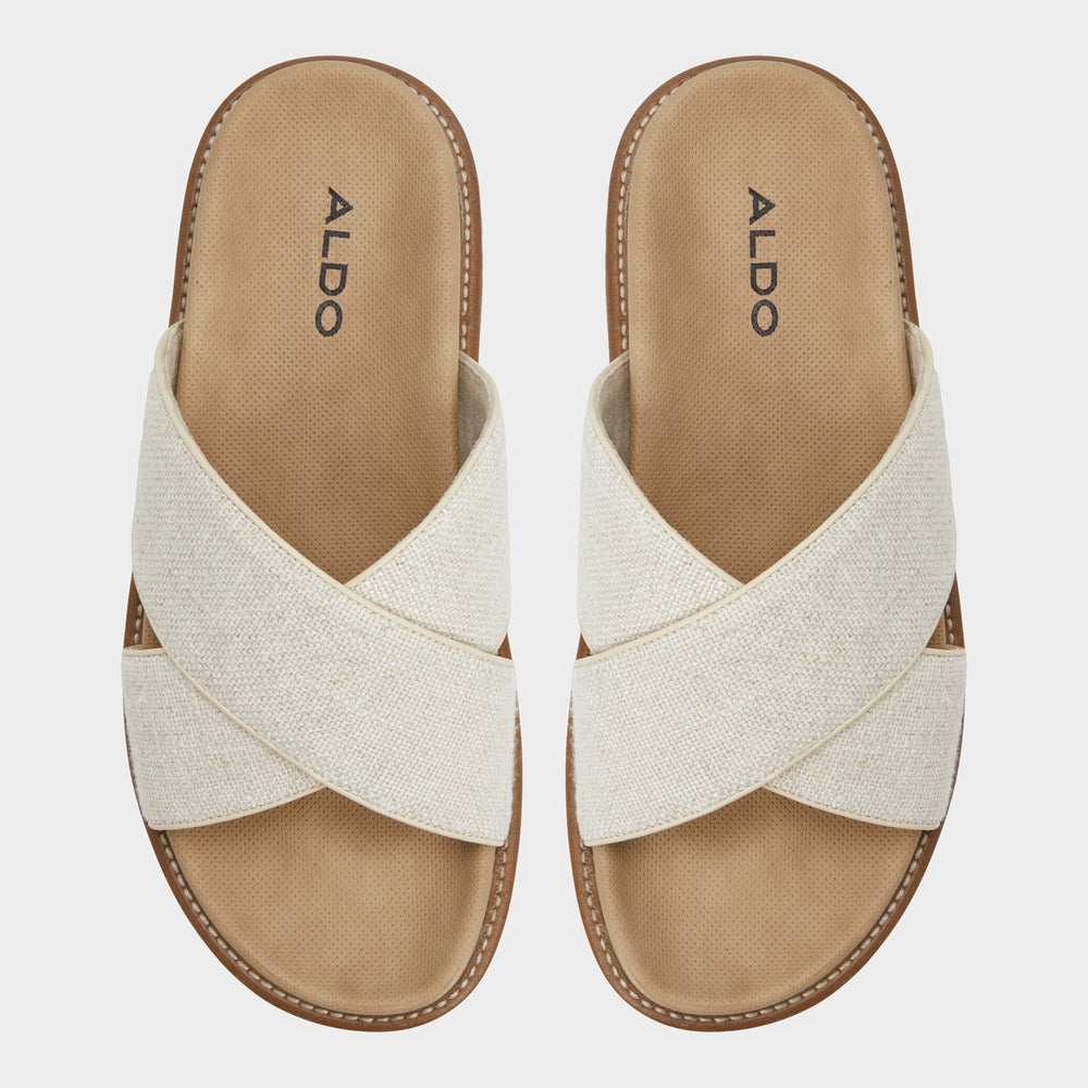 Aldo Marrin Open Beige Men's Slides - Slide sandal Open Beige
