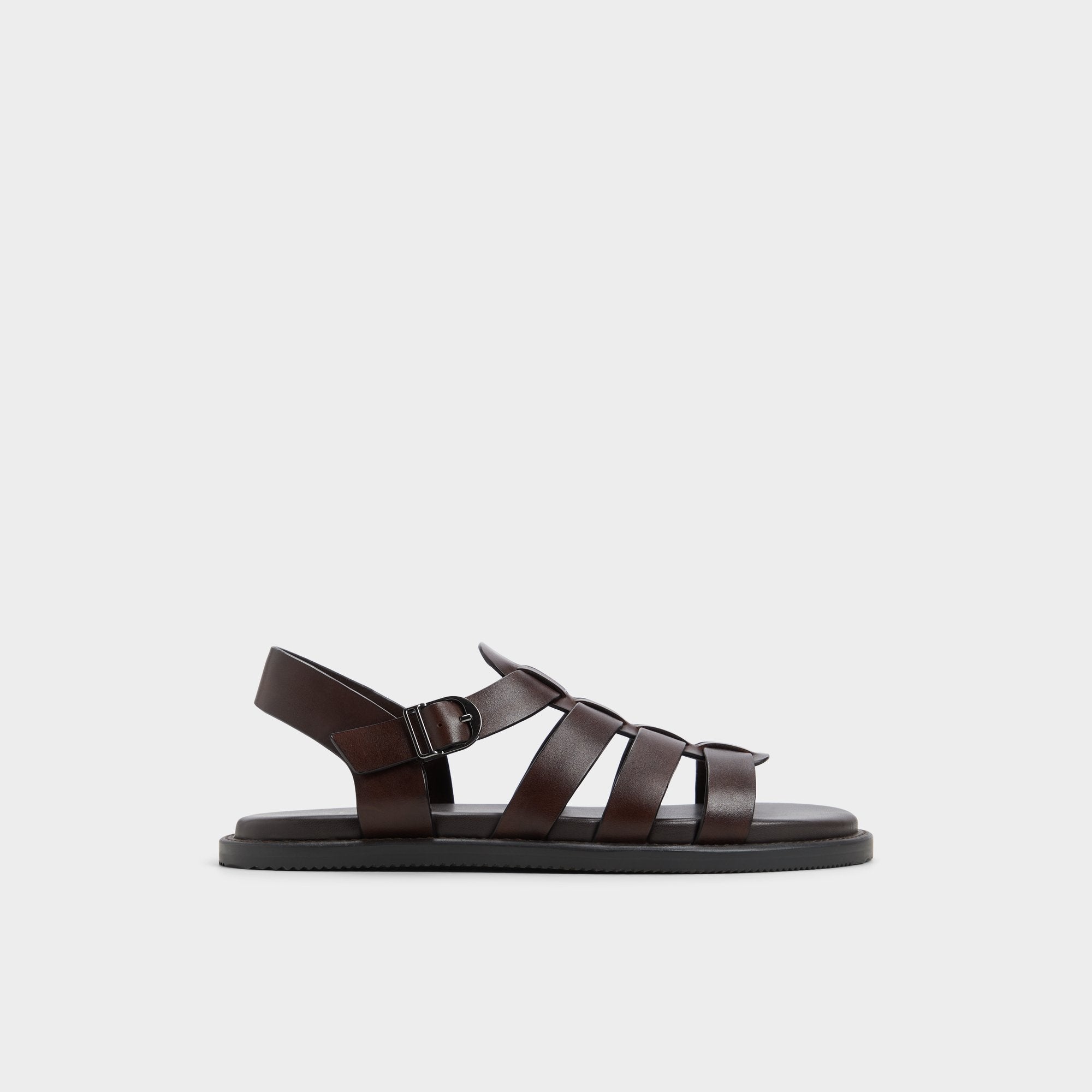 Aldo Warley Dark Brown Men's Sandals & Slides - Strappy flat sandal Dark Brown