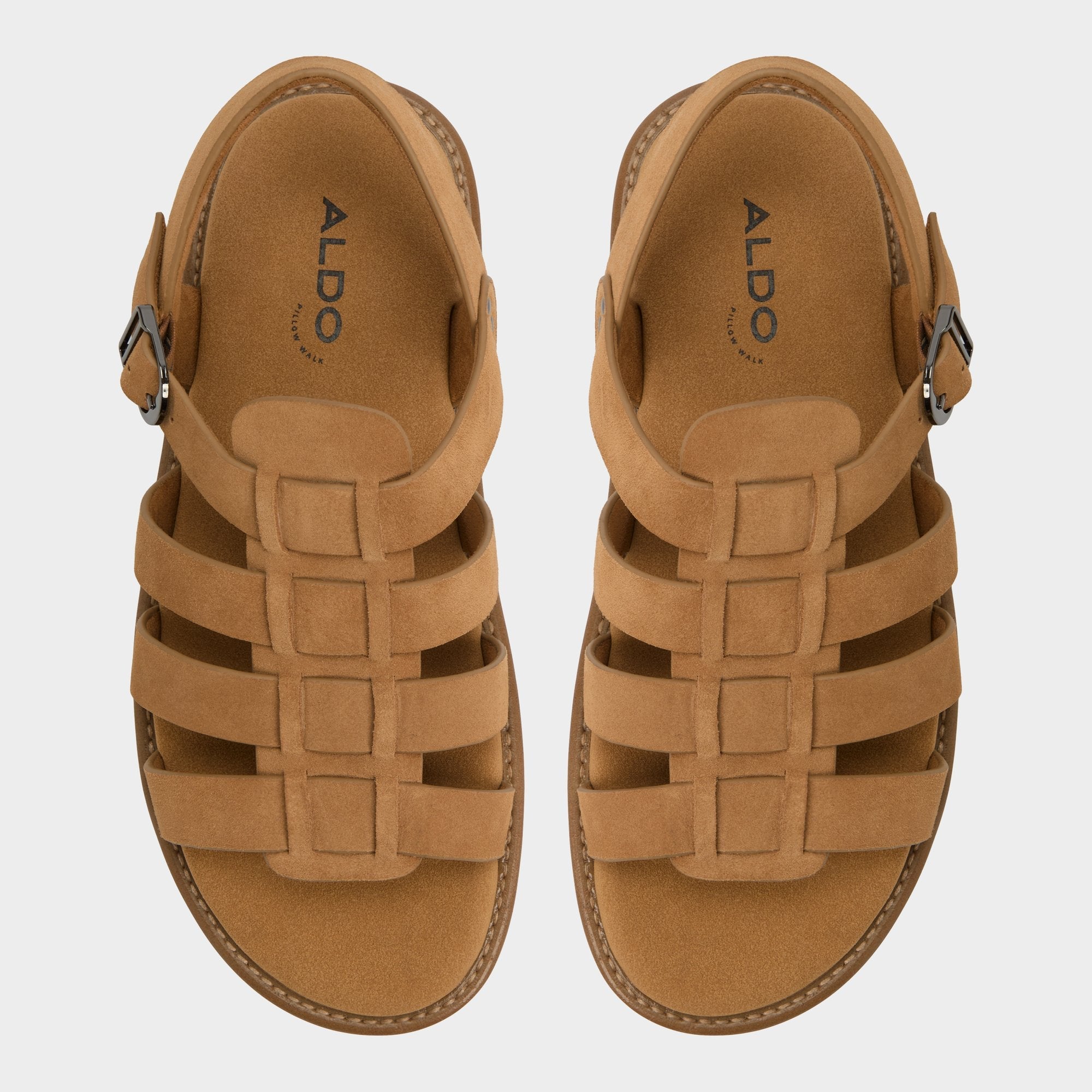 Aldo Warley Camel Men's Sandals & Slides - Strappy flat sandal Camel