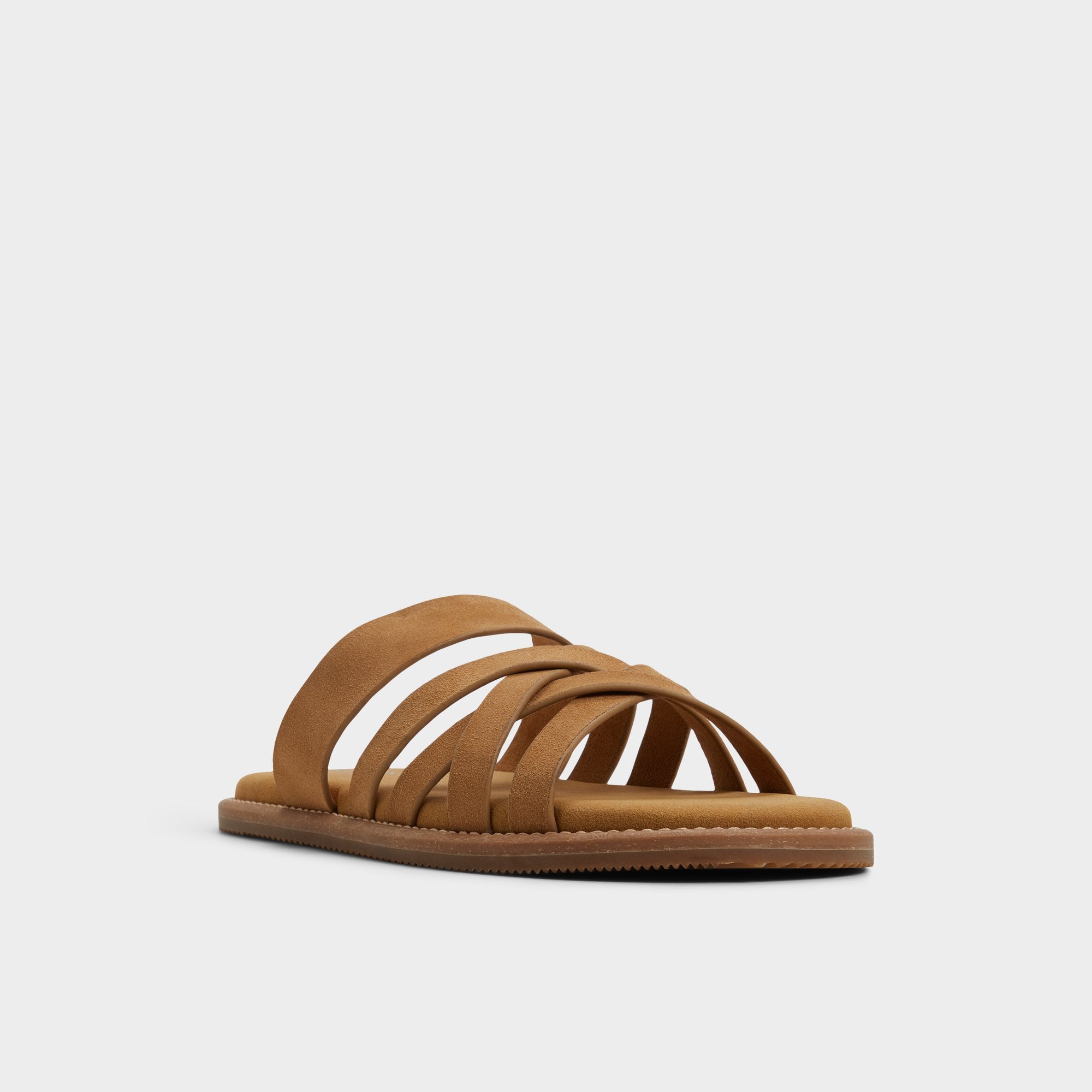 Aldo Haniff Camel Men's Sandals & Slides - Strappy flat sandal Camel