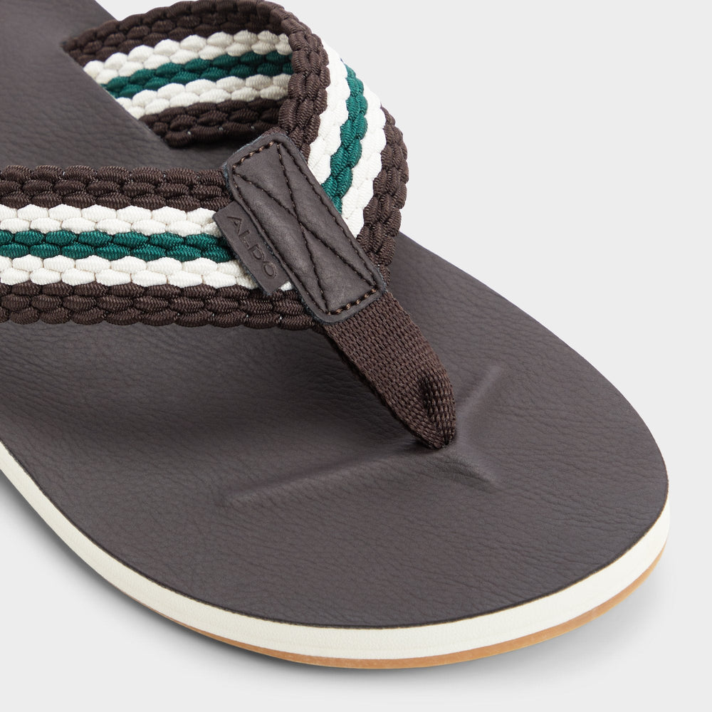 Aldo Adede Dark Brown Men's Flip flops - Flip flop Dark Brown