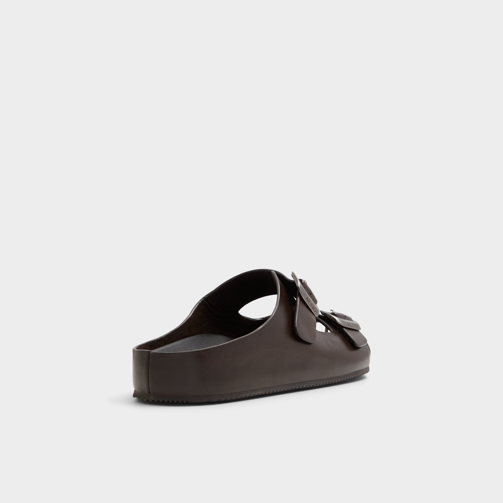 Aldo Kennebunk Dark Brown Men's Slides - Slide sandal Dark Brown