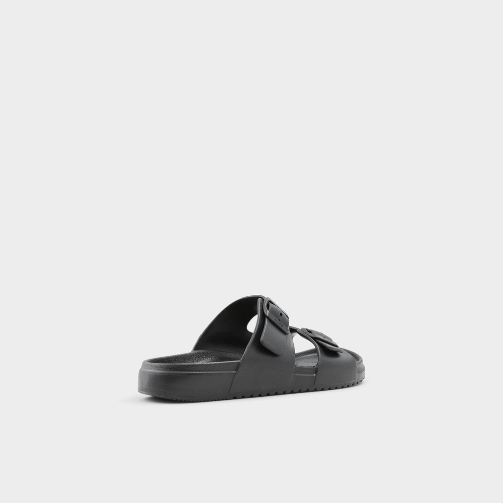 Aldo Hideo Black Men's Slides - Slide sandal Black