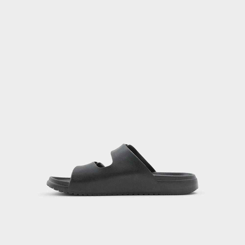 Aldo Hideo Black Men's Slides - Slide sandal Black