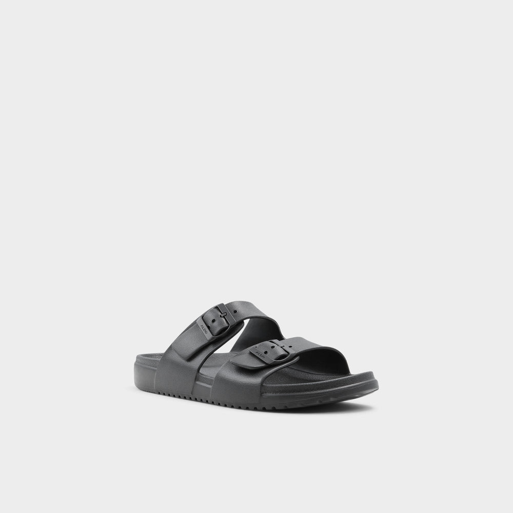 Aldo Hideo Black Men's Slides - Slide sandal Black