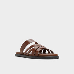 Aldo Haniff Cognac Men's Sandals & Slides - Strappy flat sandal Cognac
