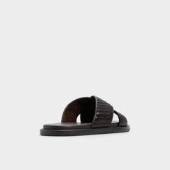 Aldo Tarik Dark Brown Men's Sandals & Slides - Slide sandal Dark Brown