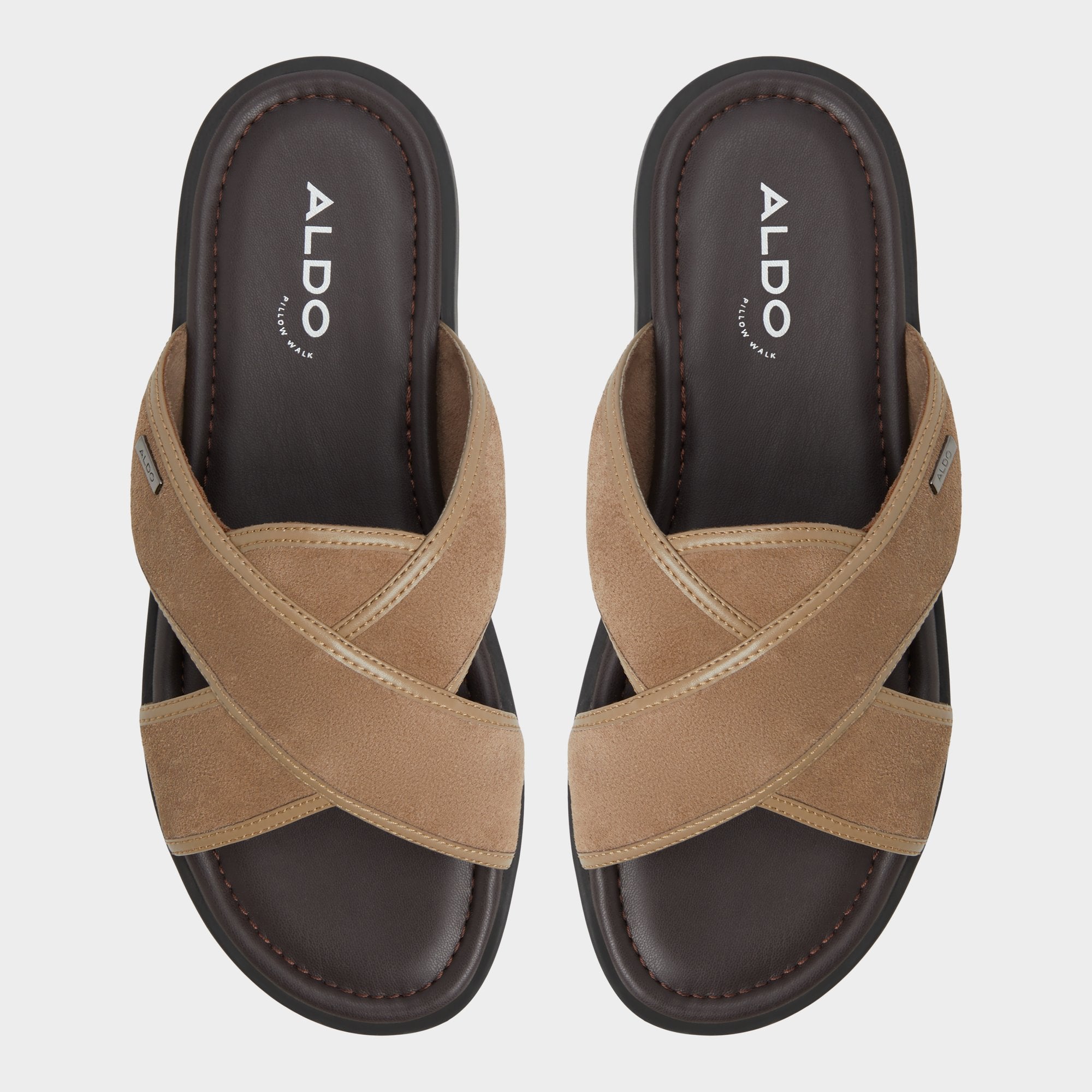 Aldo Olino Other Brown Men's Slides - Slide sandal Other Brown