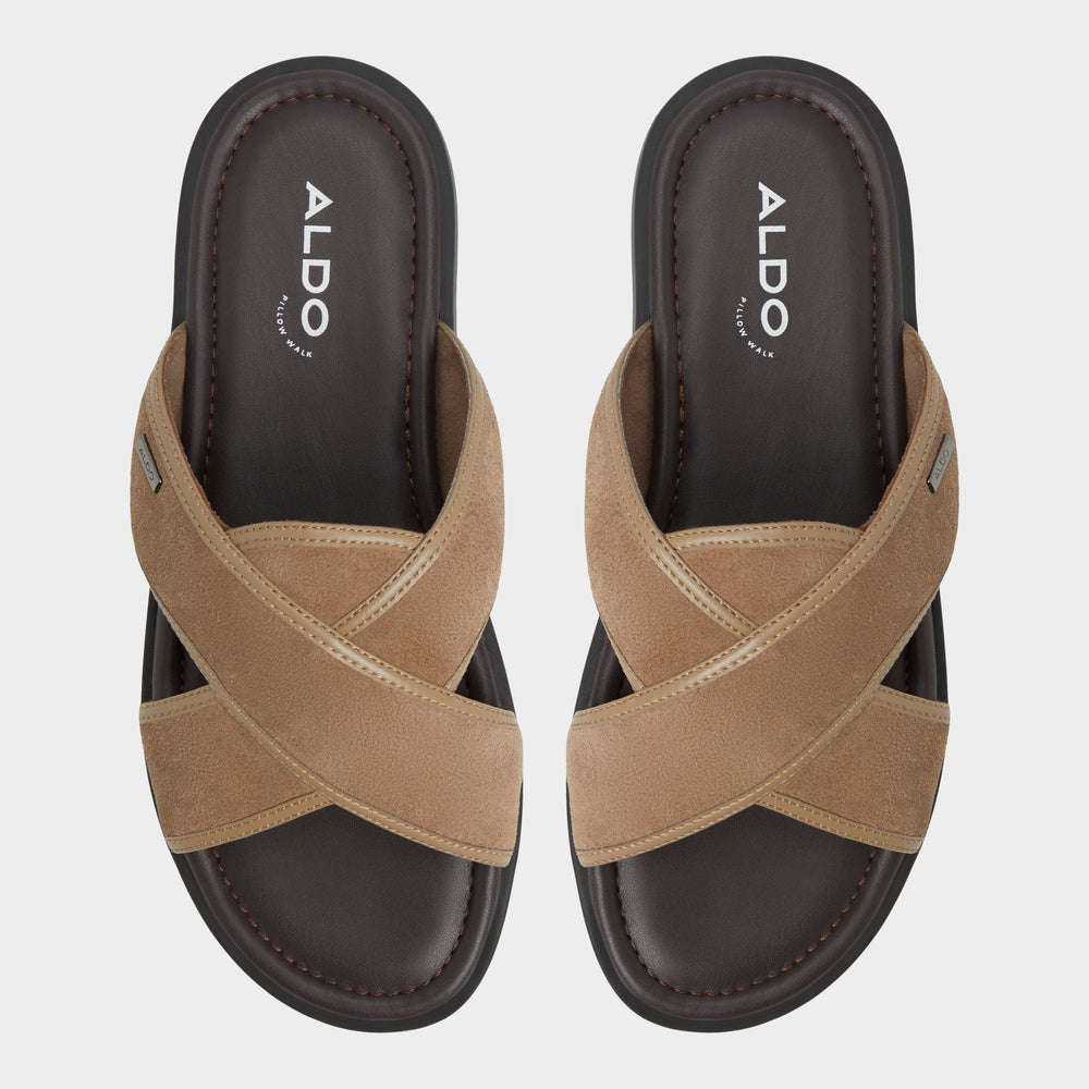 Aldo Olino Other Brown Men's Slides - Slide sandal Other Brown