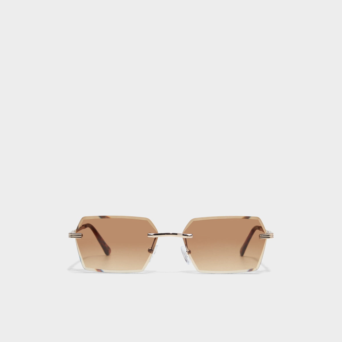 Aldo Kaaolle Gold Men's Rectangle - Rectangle sunglasses Gold