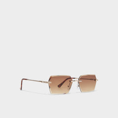 Aldo Kaaolle Gold Men's Rectangle - Rectangle sunglasses Gold