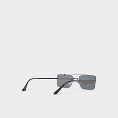 Aldo Oleathien Dark Grey Men's Rectangle - Rectangle sunglasses Dark Grey