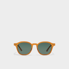 Aldo Kasienx Dark Yellow Men's Round - Round sunglasses Dark Yellow