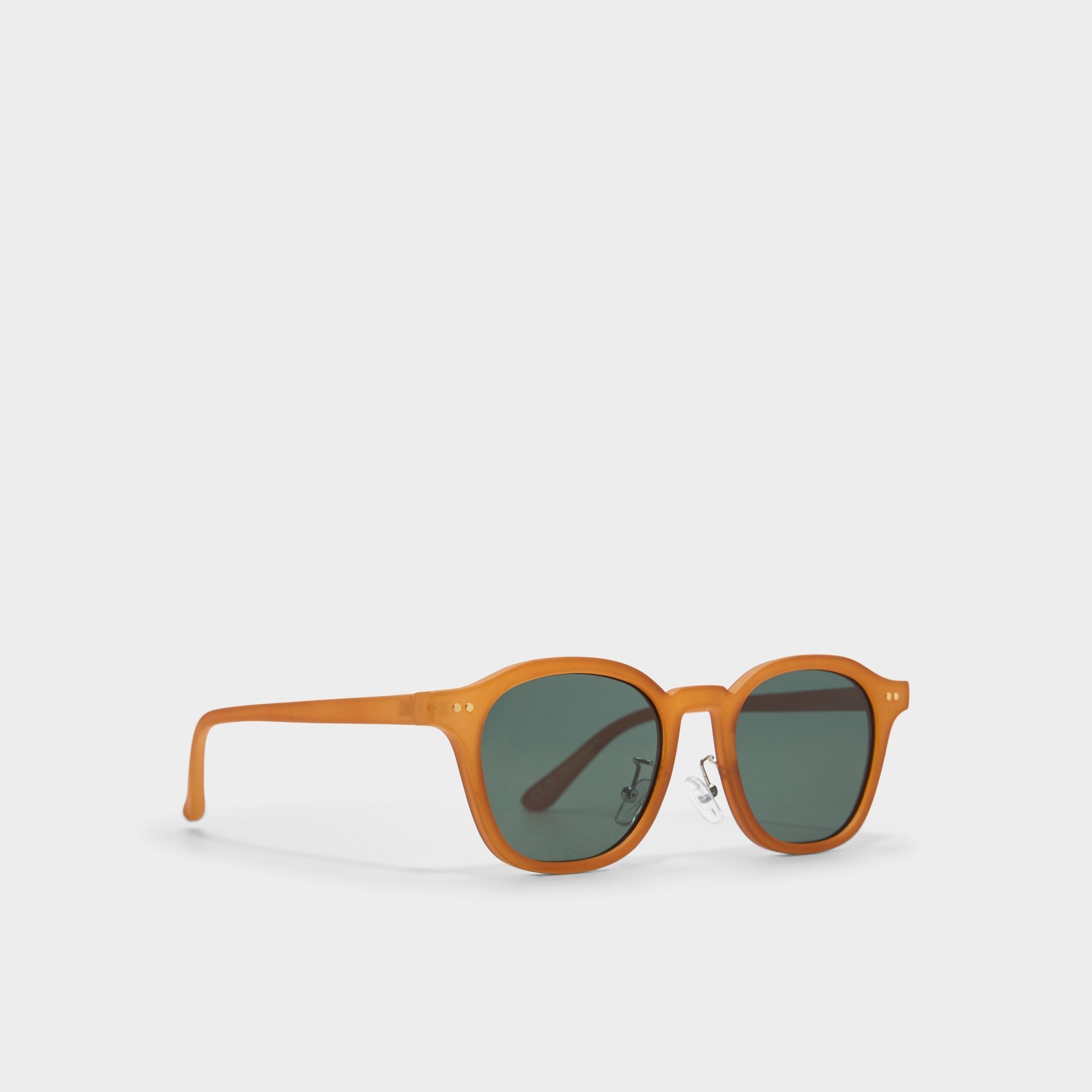 Aldo Kasienx Dark Yellow Men's Round - Round sunglasses Dark Yellow