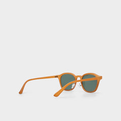 Aldo Kasienx Dark Yellow Men's Round - Round sunglasses Dark Yellow