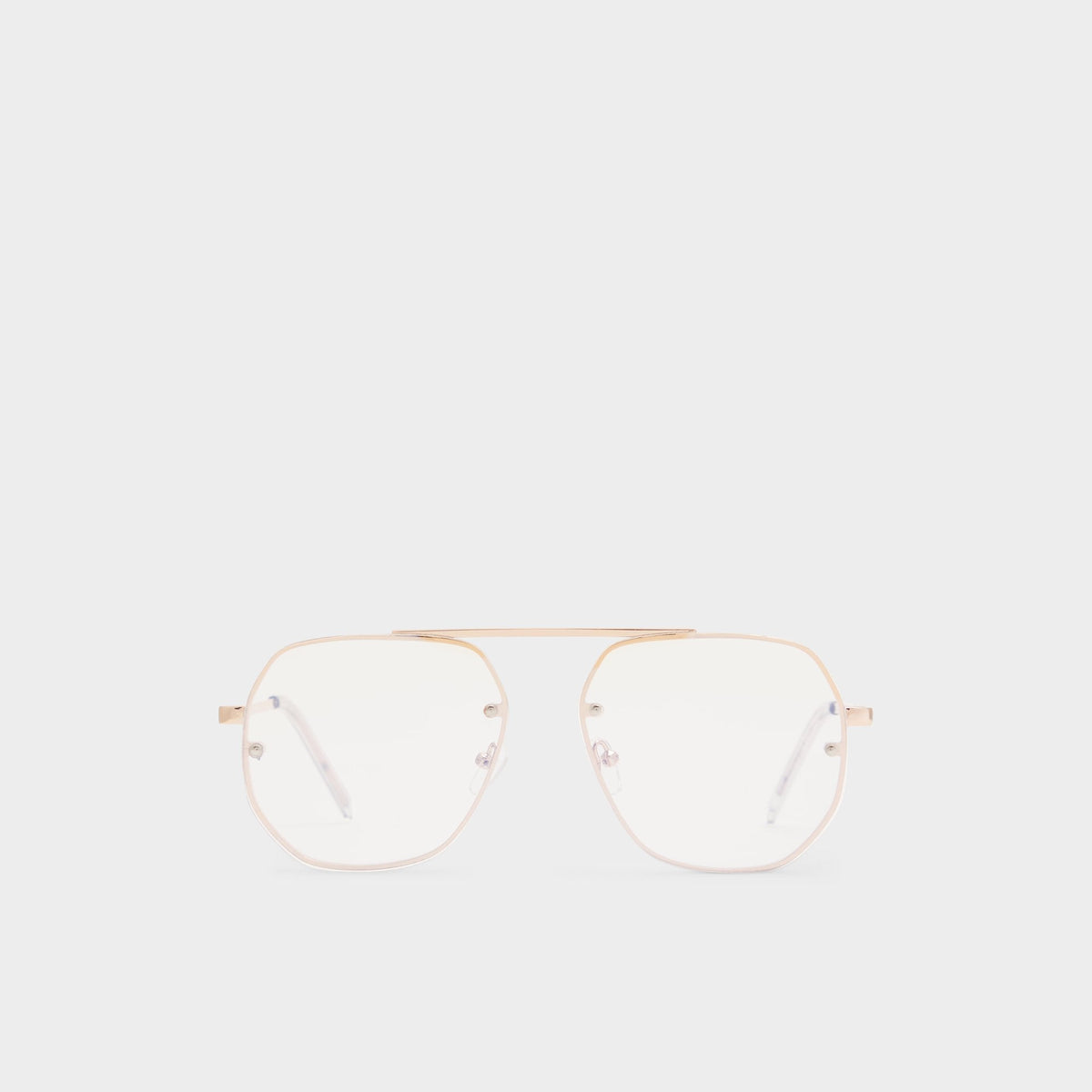 Aldo Diprion Gold Men's Aviator - Non-prescription reading glasses Gold