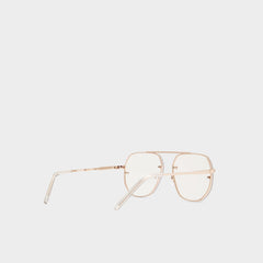 Aldo Diprion Gold Men's Aviator - Non-prescription reading glasses Gold