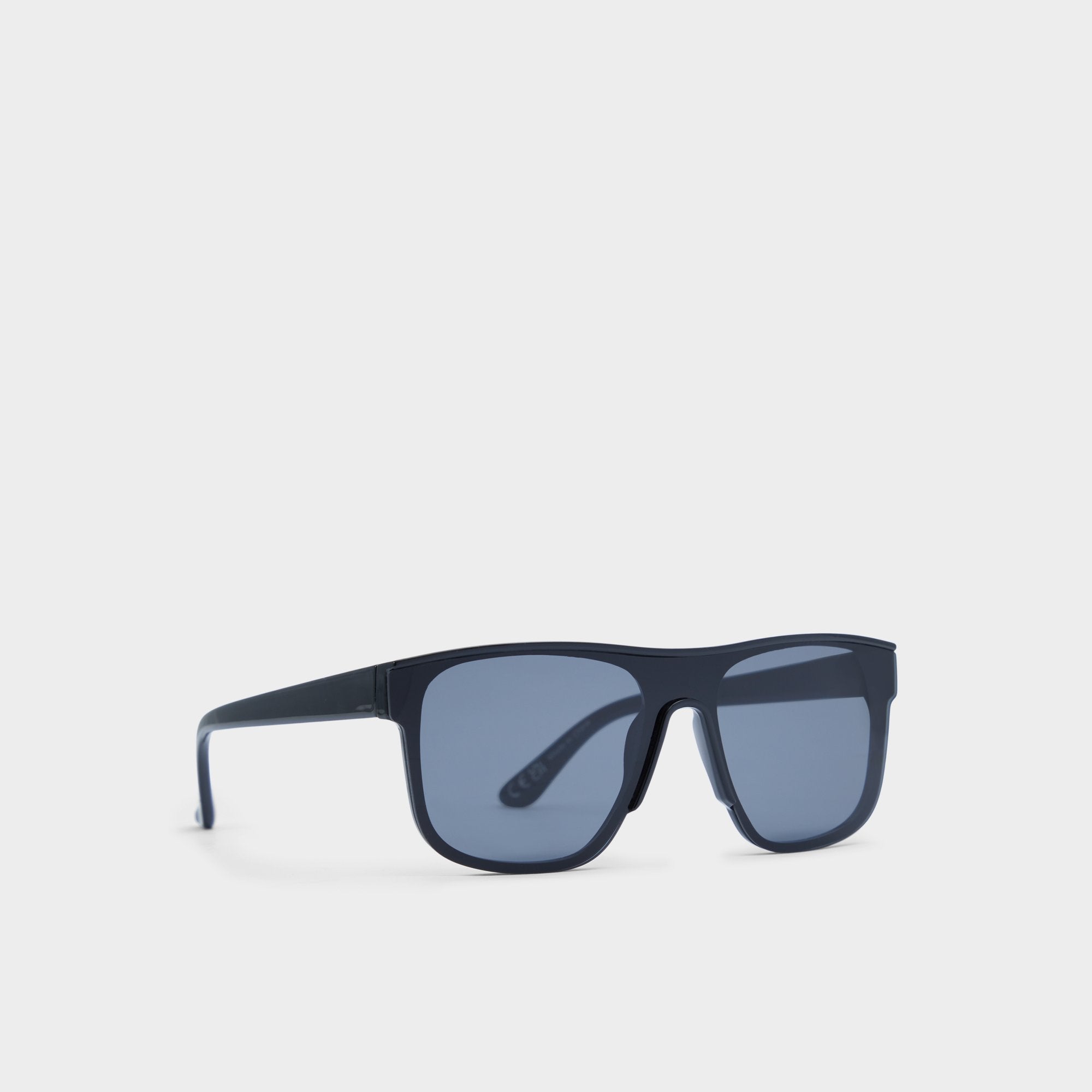 Aldo Tervetes Black Men's Shield - Rectangle sunglasses Black