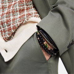 Aldo Alderbrae Dark Green Men's Jewelry - Bracelet Dark green