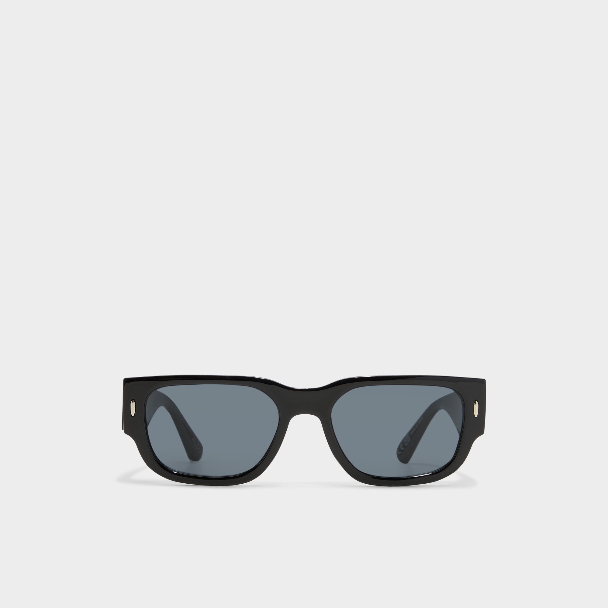Aldo Brompton Black Men's Rectangle - Rectangle sunglasses Black