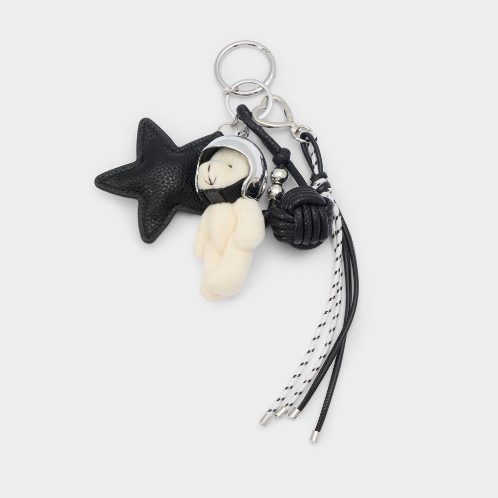 Aldo Astrobear in Black Silver Multi - Bag charm Black/silver multi