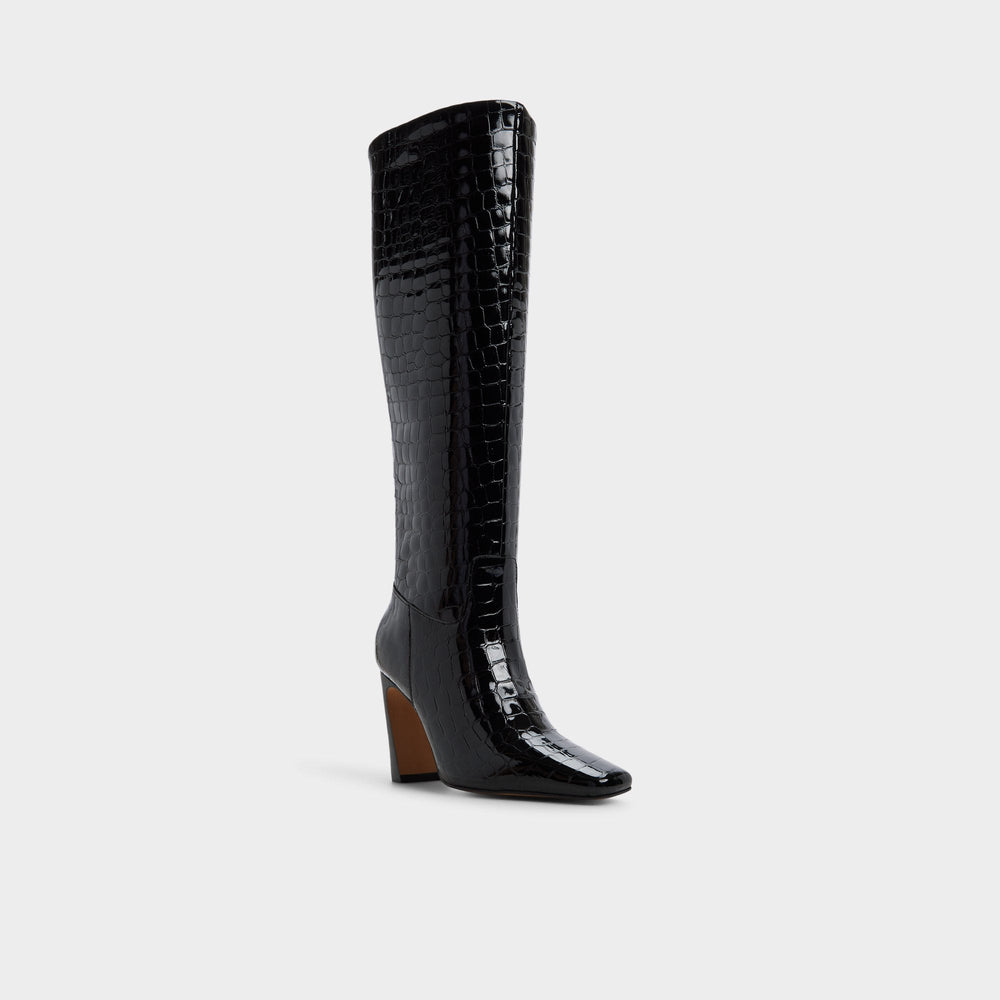 Aldo Vivienna in Black - Knee-high boot, Block heel Black
