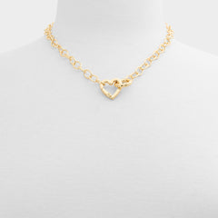 Aldo Heartclip in Gold - Customizable necklace Gold
