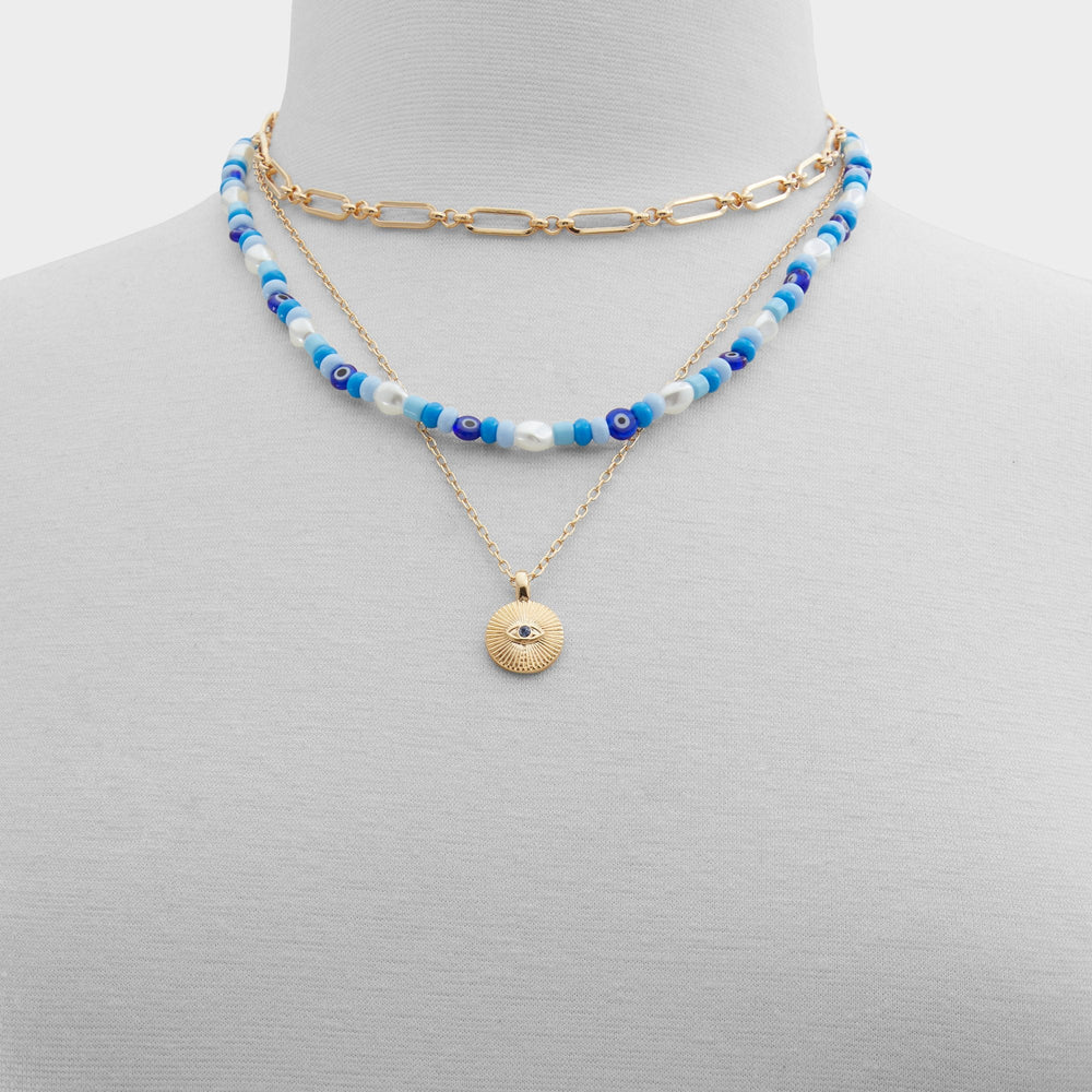 Aldo Menkalinan Dark Blue Women's Necklaces - Necklace Dark Blue