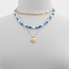 Aldo Menkalinan Dark Blue Women's Necklaces - Necklace Dark Blue