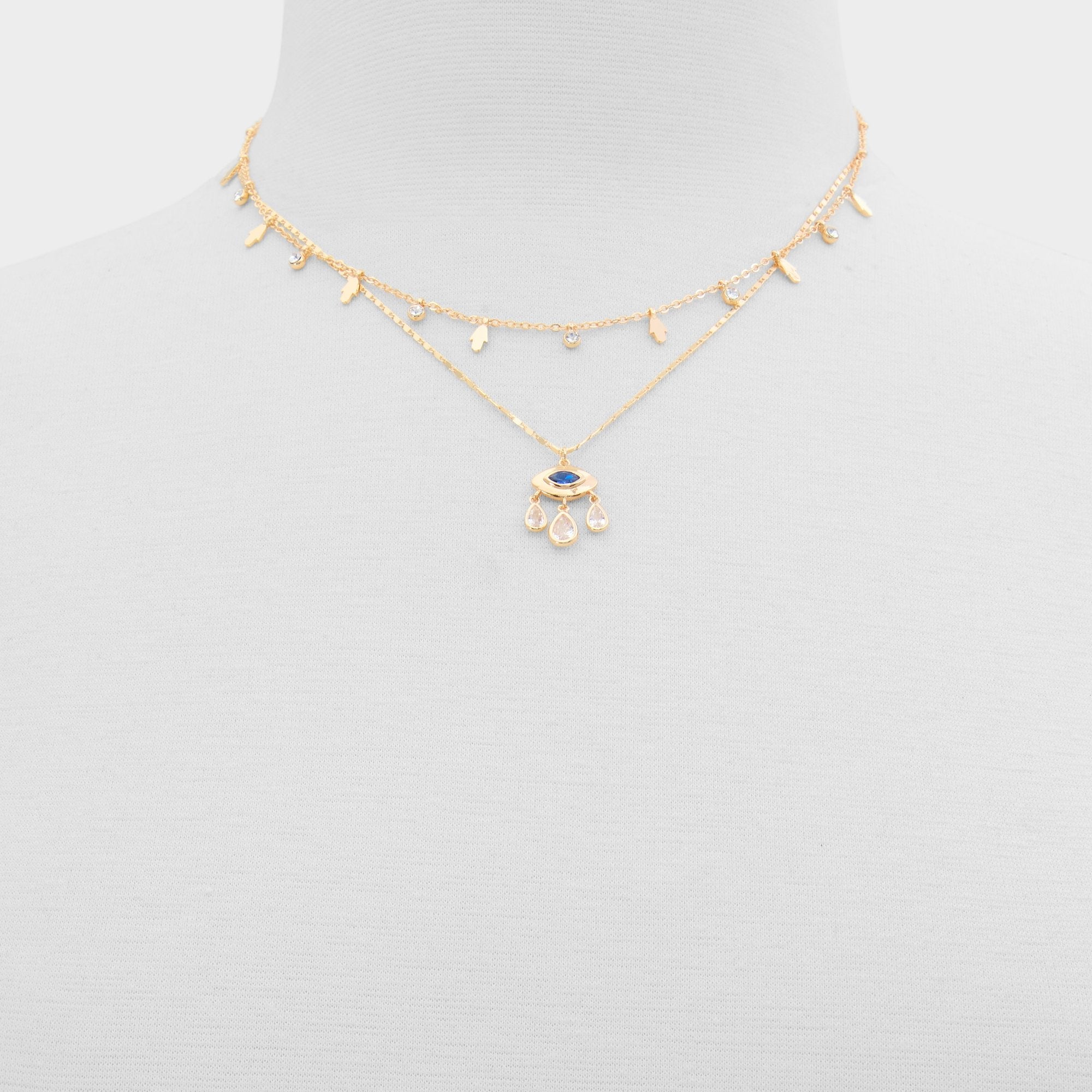 Aldo Protrectra in Light Blue - Layered necklace Light Blue