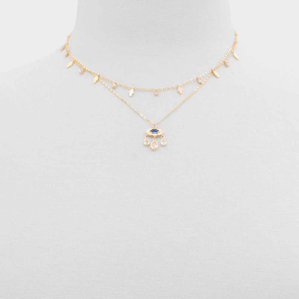 Aldo Protrectra in Light Blue - Layered necklace Light Blue