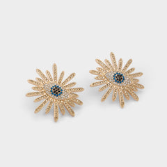Aldo Amuletts in Dark Blue - Statement earrings Dark Blue