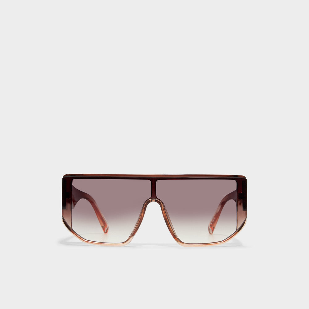 Aldo Thiedan Brown Women's Shield - Shield sunglasses Brown