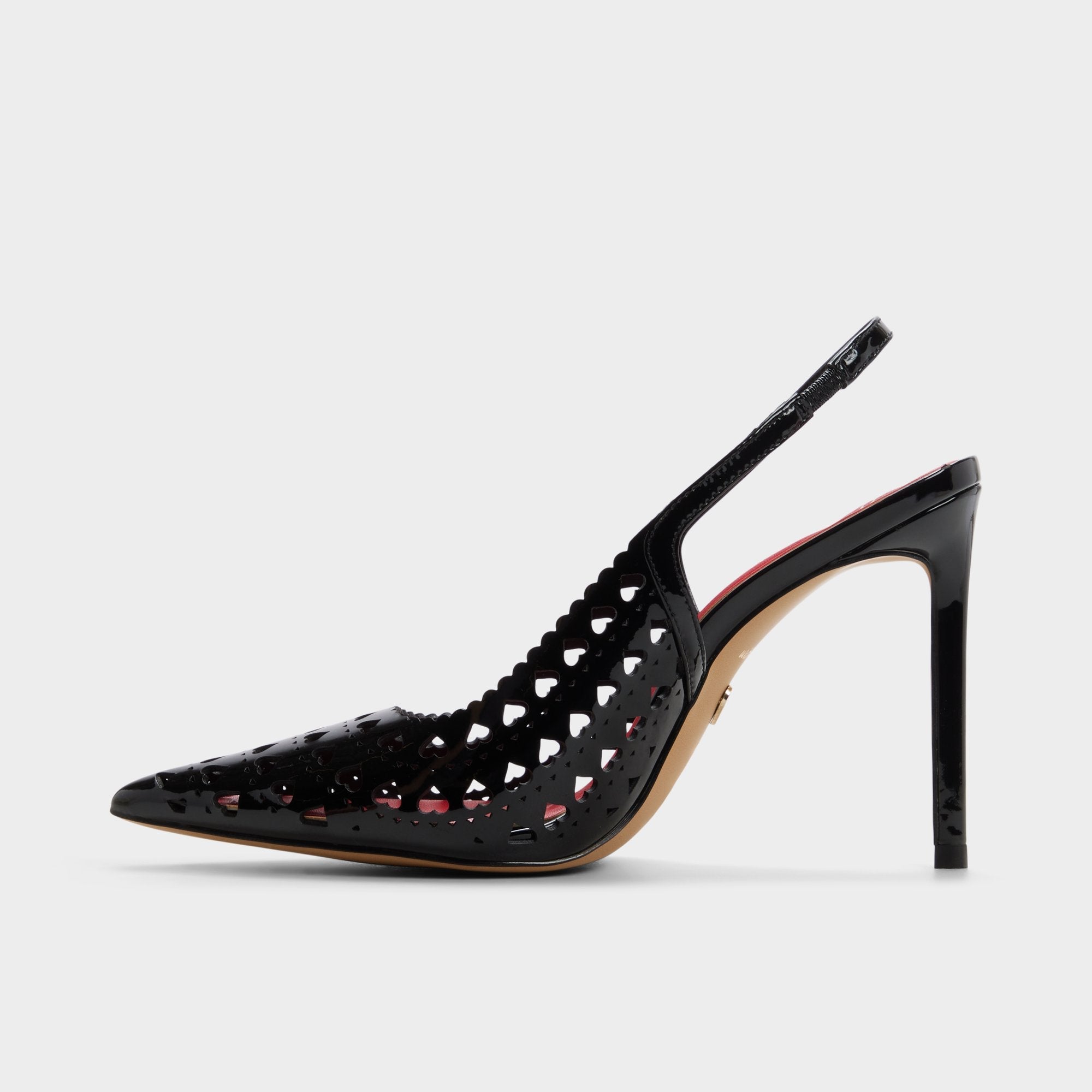 Aldo Lovesling in Black - Sling back high heel, Stiletto heel Black