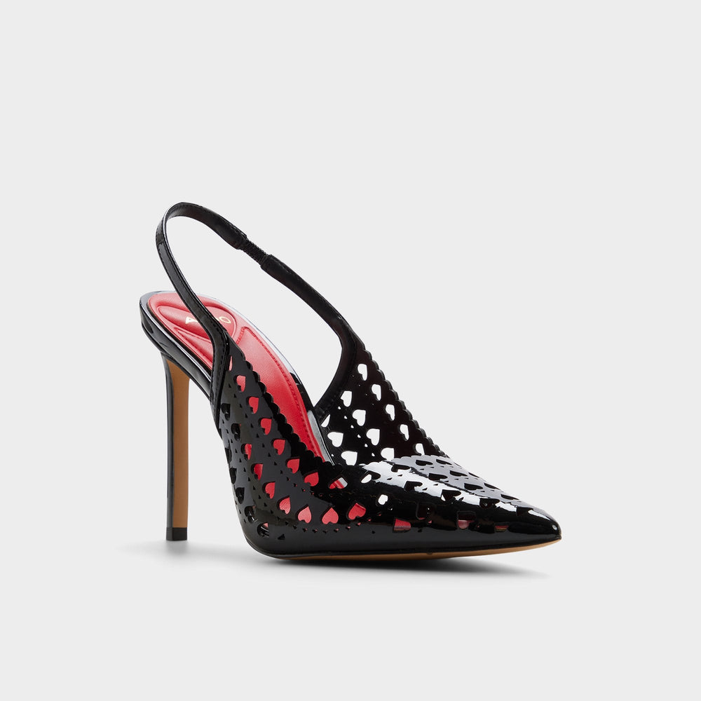 Aldo Lovesling in Black - Sling back high heel, Stiletto heel Black