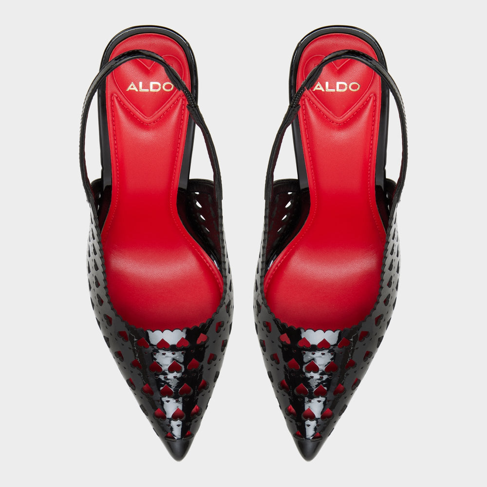 Aldo Lovesling in Black - Sling back high heel, Stiletto heel Black