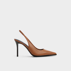 Aldo Re in Samantha Light Brown - Sling back high heel, Stiletto heel Light brown