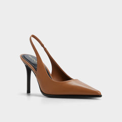 Aldo Re in Samantha Light Brown - Sling back high heel, Stiletto heel Light brown