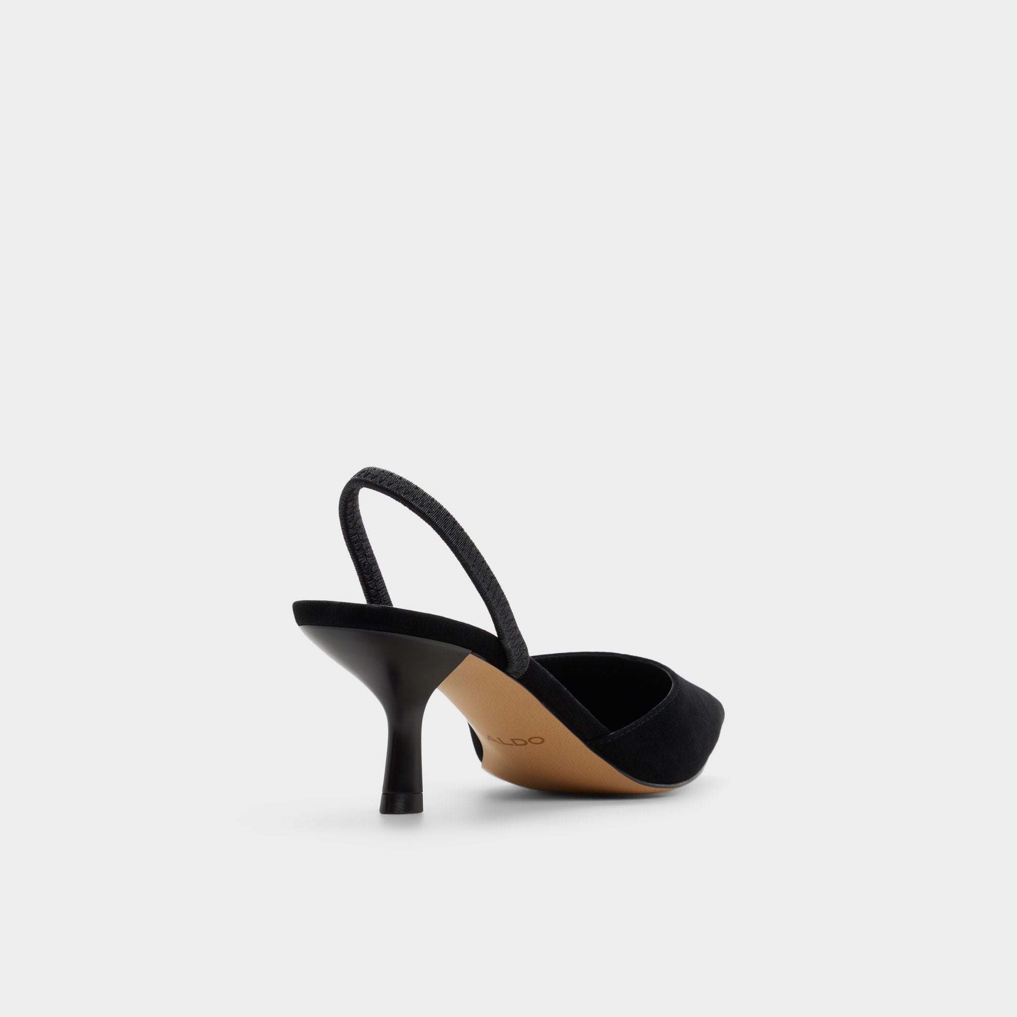 Aldo Re in Jessica Black - Sling back high heel, Stiletto heel Black