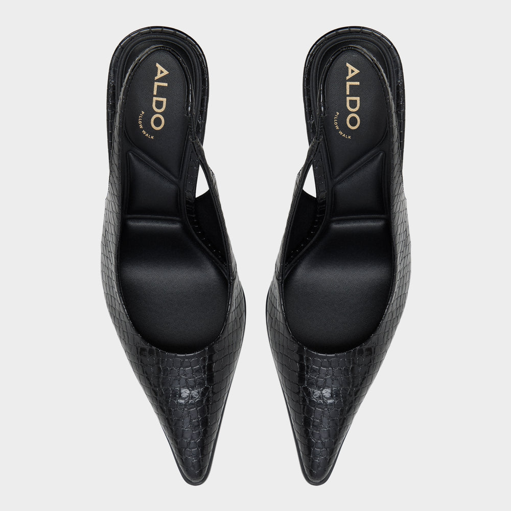 Aldo Re in Samantha Other Black - Sling back high heel, Stiletto heel Other black