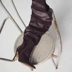 Aldo Holiis in Bordo - Knee-high boot, Stiletto heel Bordo