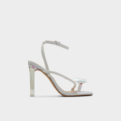 Aldo Pepela in White - Strappy heeled sandal, Block heel White