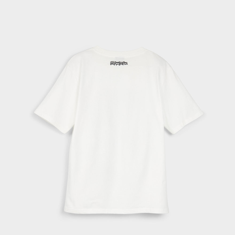 Aldo Timothy in Goodman White Black14038062 - Unisex t-shirt White/Black