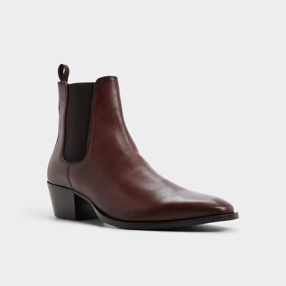 Aldo Jako in Brown - Chelsea boot, Block heel Brown